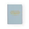 God's Plan. My Execution. No Debates. Hardcover Journal - Blank