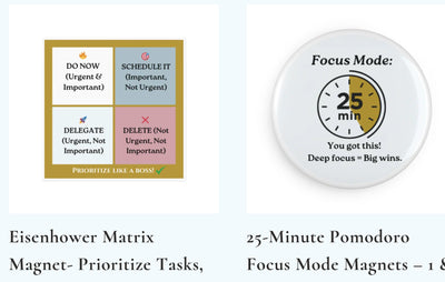 Magnetize Your Productivity: Embrace the Eisenhower Matrix & Pomodoro Technique